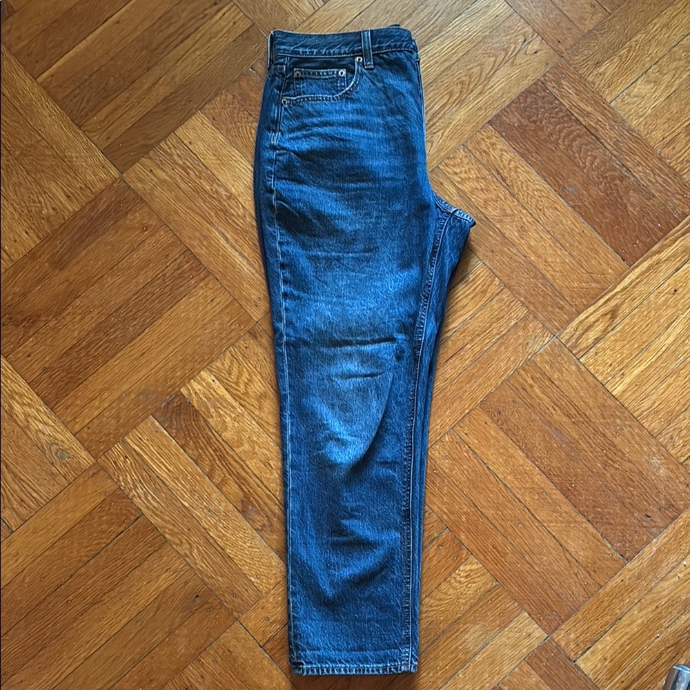 J Crew Factory high rise straight jeans